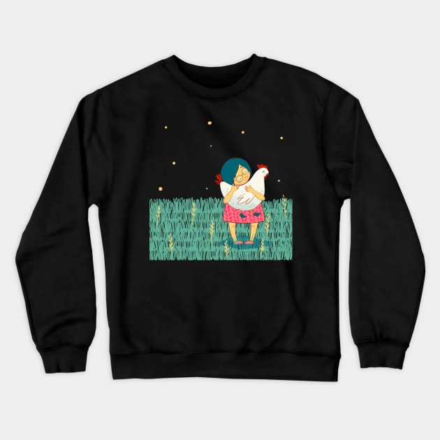 my favourite pet Crewneck Sweatshirt by Kind_aquarelle